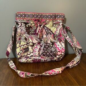 Vera Bradley medium crossbody, drawstring purse.